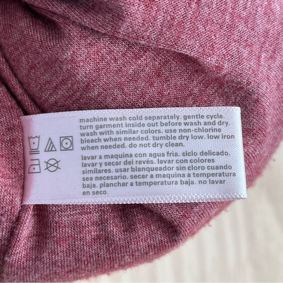 Anthropologie Three Dot Full Zip Quilted Jacket in Heather Tibetan Red, Small - Picture 13 of 13